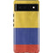 Colombia Flag Distressed Pixel Cases